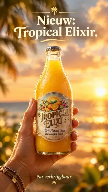 Advertentie: Nieuw: Tropical Elixir.