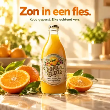 Advertentie: Zon in een fles.